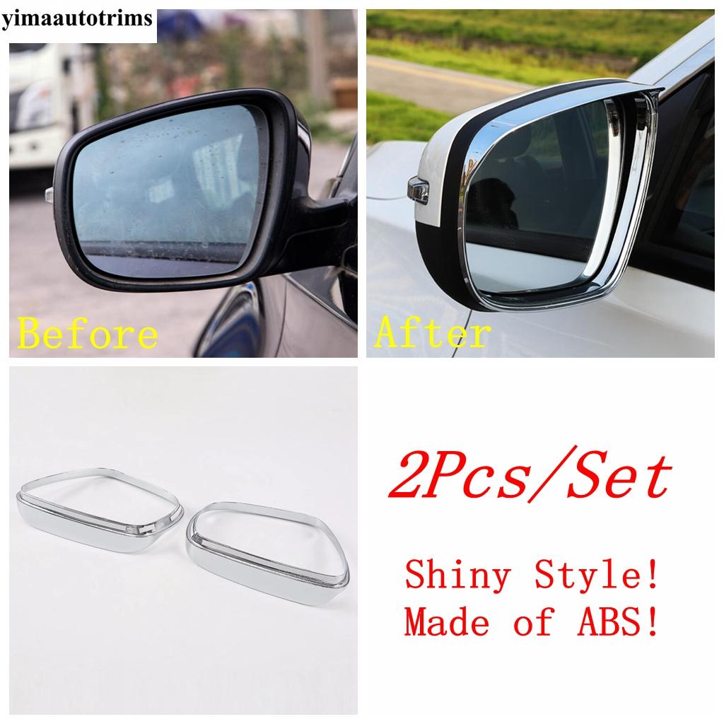 Rearview Mirror Rain Eyebrow / Window Wiper / Door Handle Bowl Cover Trim For Chery Tiggo 8 2018 -  ABS Chrome Accessories