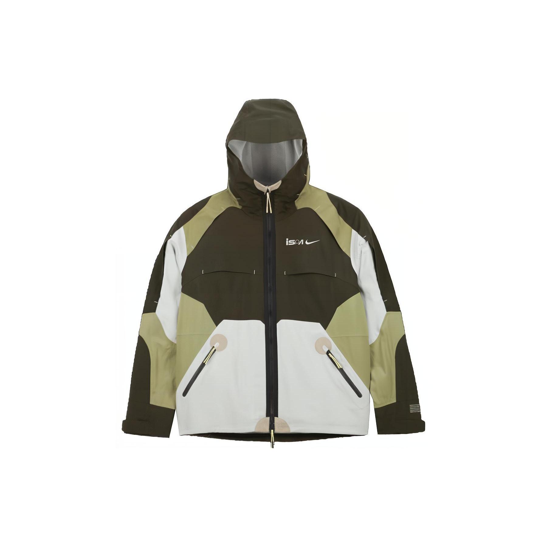 Nike ISPA Jackets Unisex Green Hooded