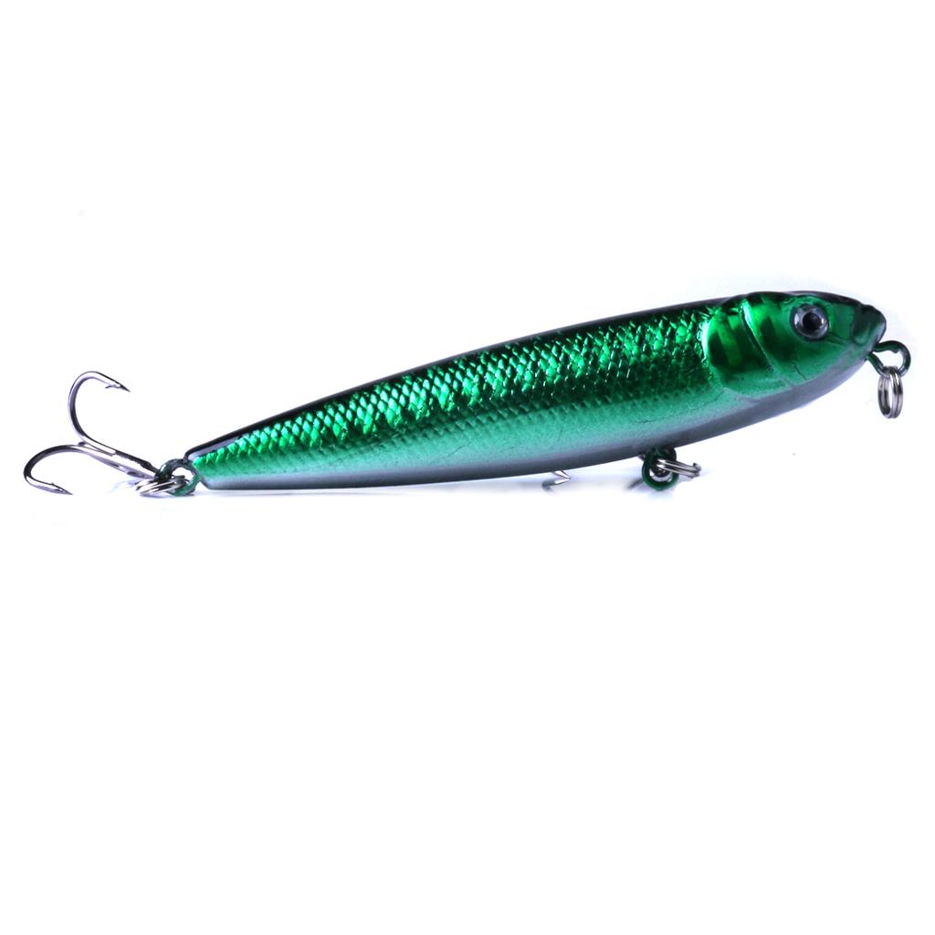 1pc Hengjia 9.1g/8cm Topwater Pencil Fishing Tackle Trout Bass Pike Lure