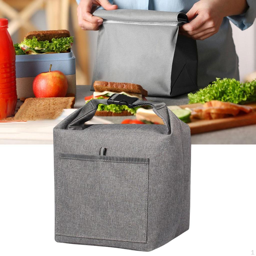 Insulated Adults Tote Bags with Handle Lunch Handbag Thermal Insulation Bag for
