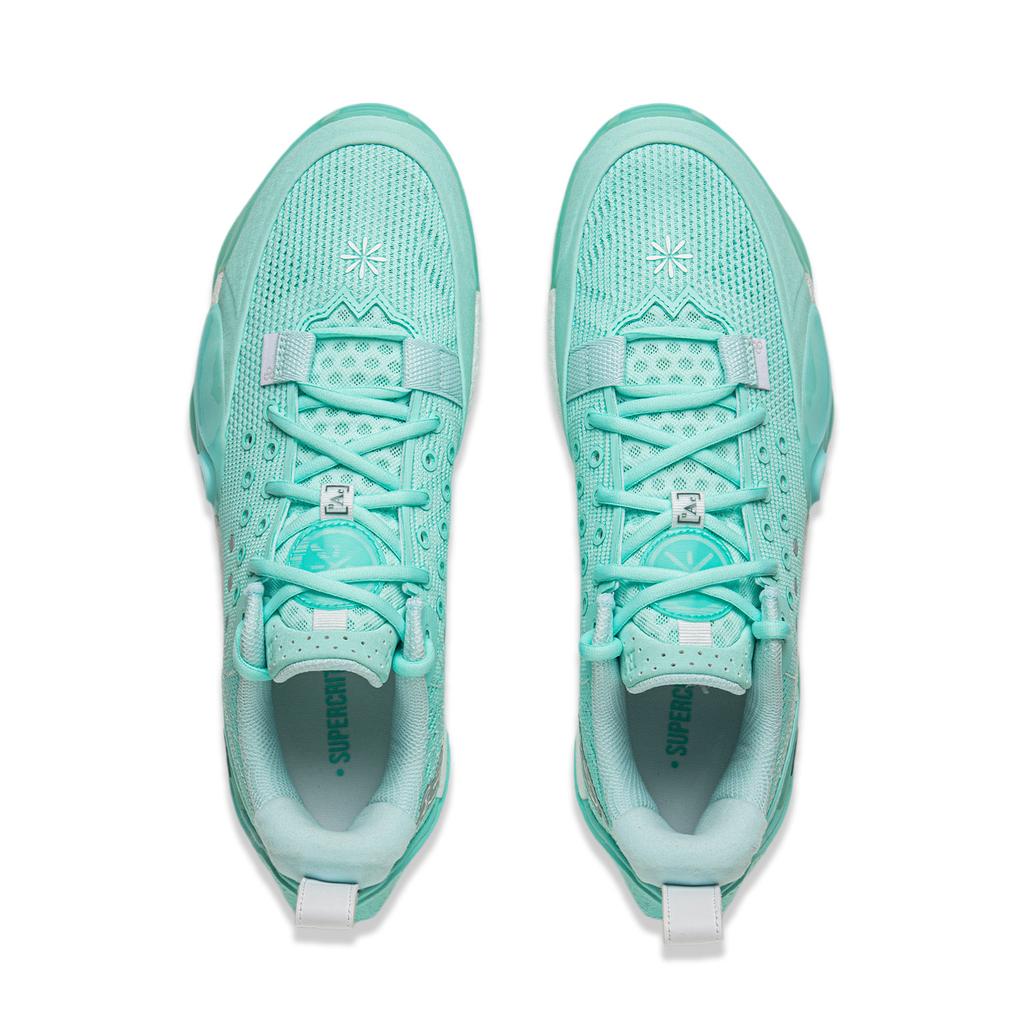 New LiNing Full City 13 Cushioned Slip Resistant Abrasion Resistant Low Top Basketball Shoes Men's Green ABAV017-8
