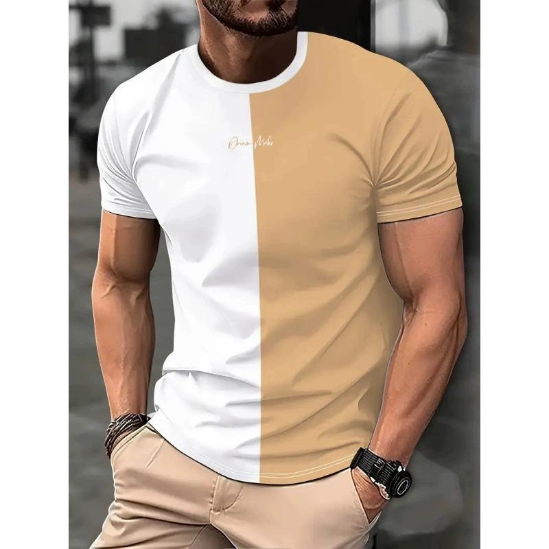 Line Logo Sports Digital 3D T-shirt Short Sleeved Tops