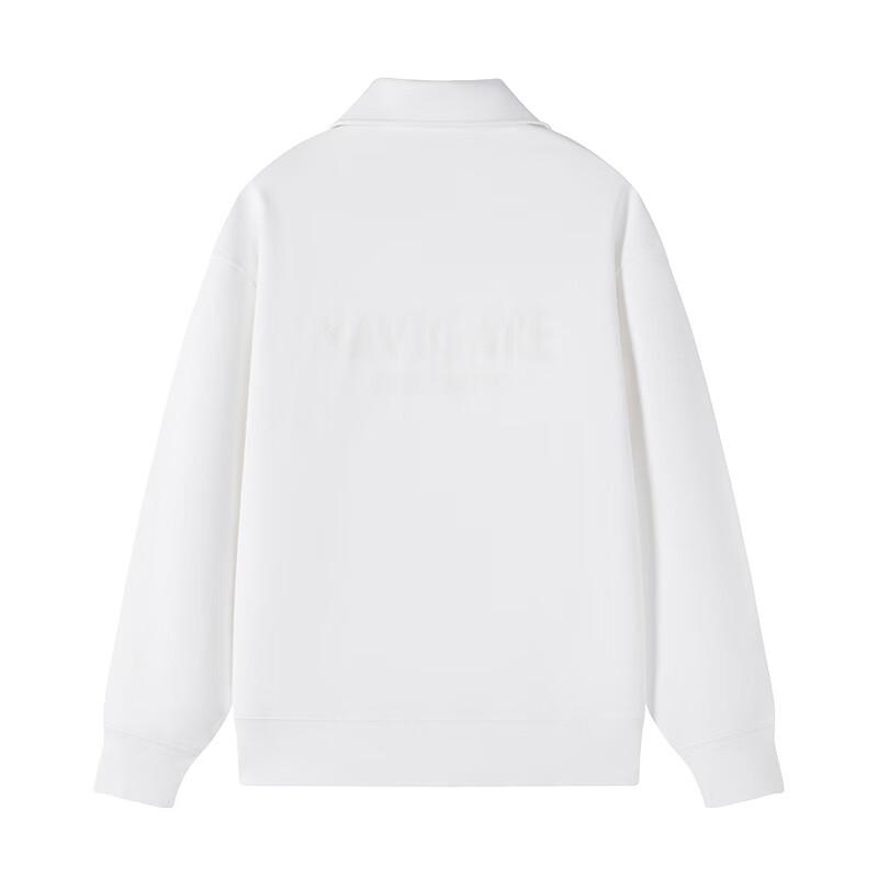 NVG·YOUNG Men's Half-Zip Letter Pullover Sweatshirt