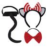 Cats Costume Accessories With Headband, Tail, Skirt, Gloves, Knee High Socks for Cosplay Party Carnivals