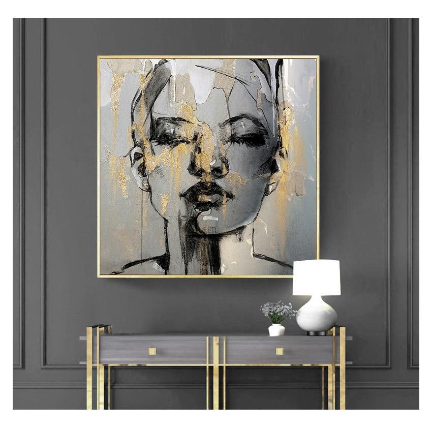 Satın alın Painting Figure Fashion Women Wall Art Posters and Prints