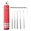 6 PZ 0,2-1 mm Lame Chiave Esagonale Antiscivolo Manici in Lega di Alluminio Per Fai da Te Taglio Rifilatura Kit di Attrezzi Manuali per Metallo