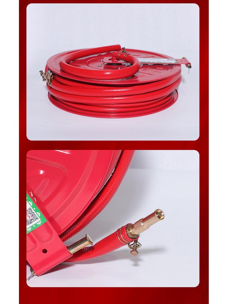 Lightweight High-Pressure Fire Hose Reel: Easy Storage, Quick Extinguishing for Home & Commercial Use