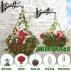 Bird Pattern Plant Bracket Black Plant Hook Flower Pot Support Hanging Basket Hooks  Indoor Outdoor