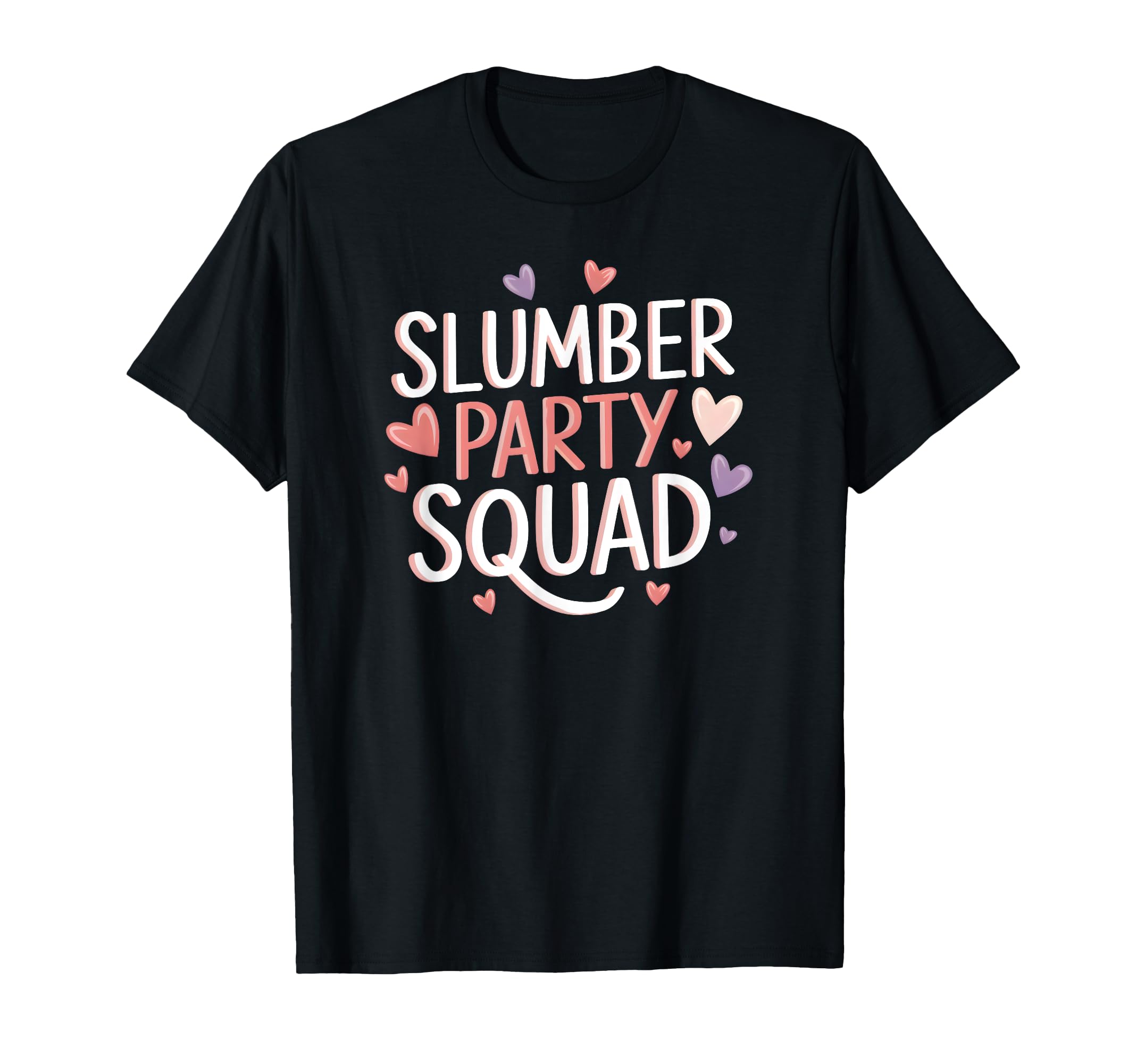 

Slumber Party Squad Cute Sleepover Outfits for Girls T-Shirt чёрный