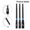 150mm Hex Nut Driver Drill Bit Adapter Set 3PCS Socket Wrench Extensions for Automotive and Carpentry Projects