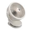 10000mAH USB Clip On Fan Rechargble Miniature Table Fan Portable 360 Degree Rotate Cooling Fan for Bedroom   Desktop