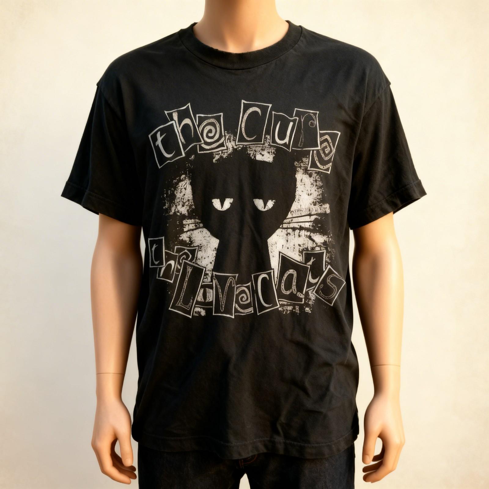 The Cure Love Cat Shirt, Vintage The Cure Band 90s Rock Band Unisex Shirt Unisex T-Shirt S