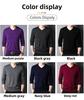 Men's 100% Pure Wool V-Neck Sweater for Autumn/Winter - Knitted All-Match Thin Top