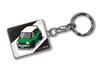 MKJP Custom Keychain for Suzuki XBEE Black Green Car Color MN71S, Base,