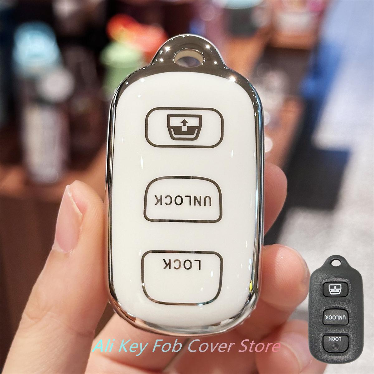 

Чехол для брелока Брелок Автомобильный брелок для 1999-2009 Toyota 4Runner 2001-2008 Toyota Sequoia HYQ12BBX HYQ12BAN HYQ1512Y белый