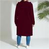 Women's Fashion Casual Plus Size Hooded  Long-Sleeve Solid Jacket