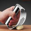 1pc Stainless Steel Manual Garlic Press Vegetable and Fruit Cutter Tools Kitchen Accessories Gadget Garlic Grinding Slicer