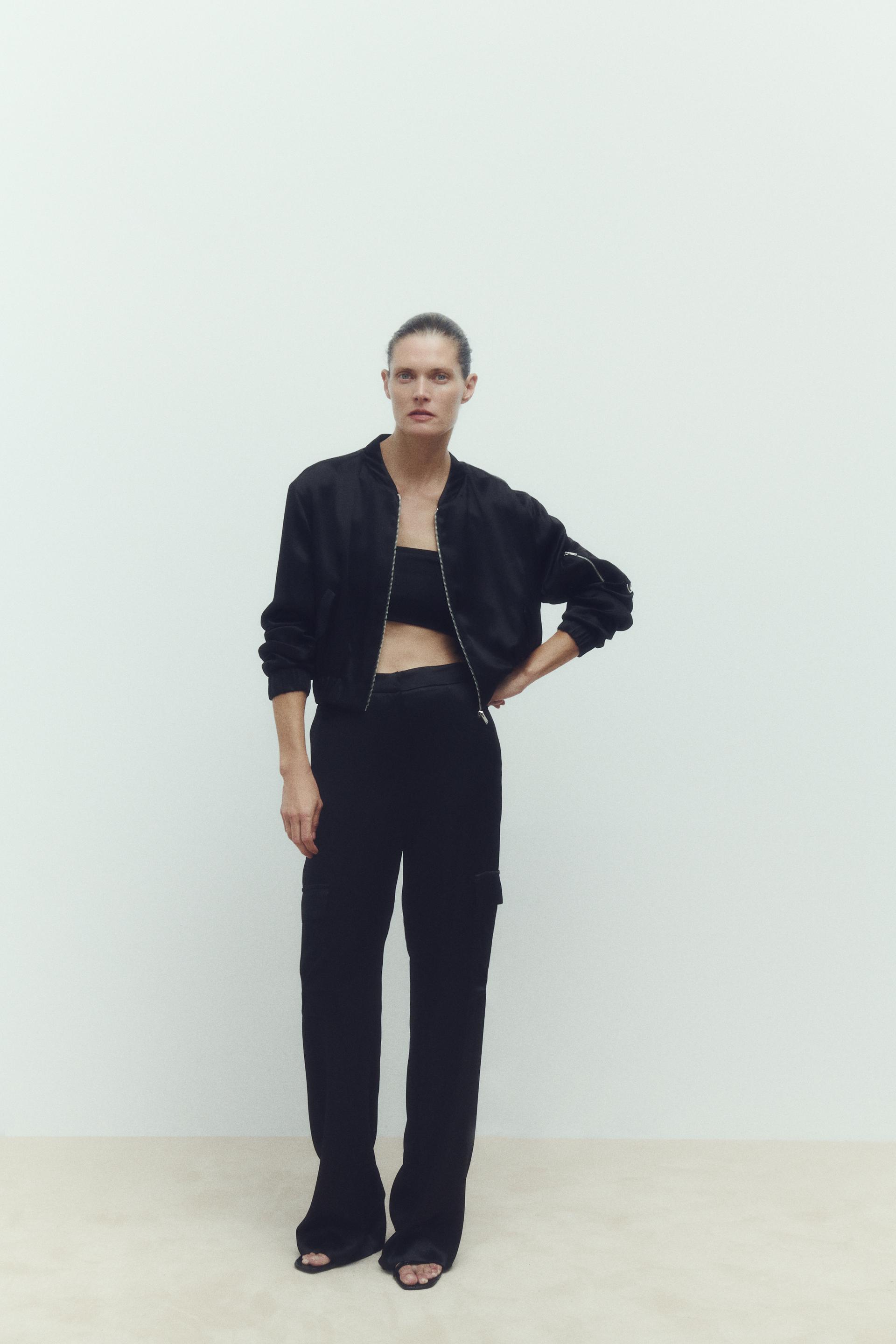 

АТЛАСНЫЕ БРЮКИ-КАРГО