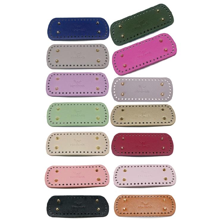Leather Bag Bottoms for Knitted Bag Nails Bottom Shaper DIY Bag Base Accessories