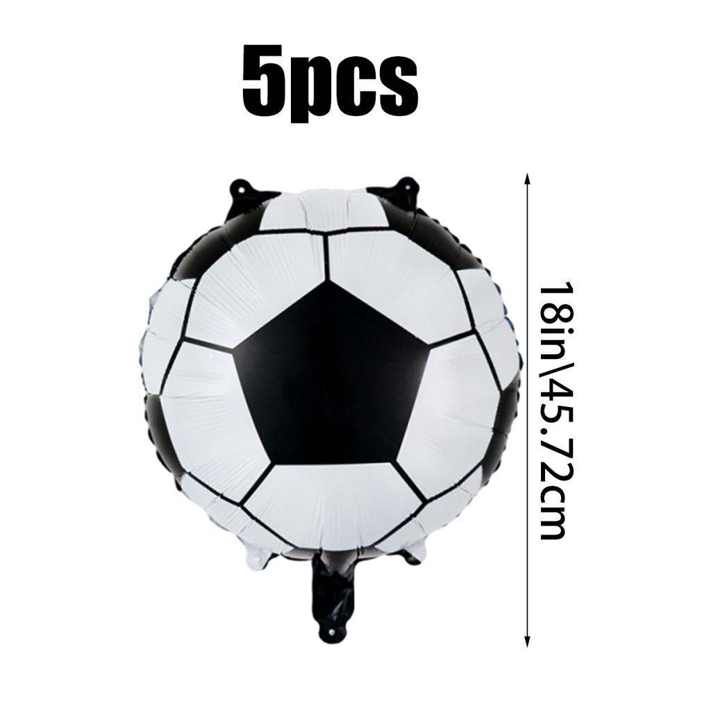 5 Stück 18 Zoll Fußball, Basketball Ballon Set, Jungen Geburtstagsdekoration, Weihnachten