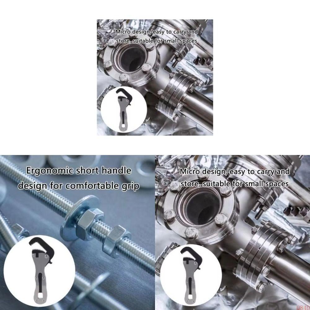 Ergonomic Design Adjustable Wrench Short Handle Miniature Wrench Mechanical Debugging