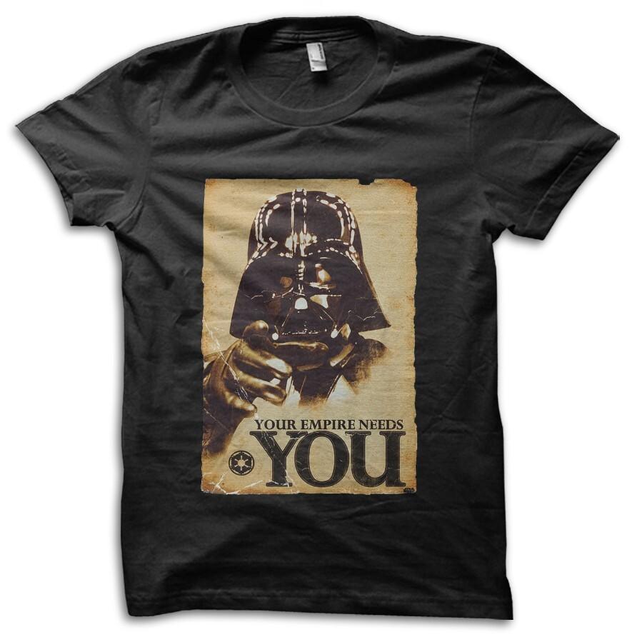 Darth Vader Your Empire Needs You Sci-Fi Inspired by Star Wars T-shirt M5561 S