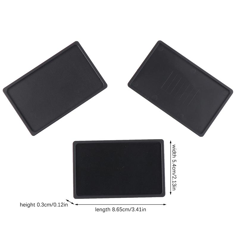 1Pcs Coin Tray For Card Holde Wallet Case Purse Card Holder Key Desk Tray Mini Slim Aluminum Metal Case