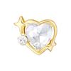 New Fashion Pink Heart Butterfly Starfish Bow 3D Crystal Charm Beads Accessories DIY Making Ring Necklace Bracelet Shiny Jewelry
