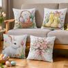 Easter Theme Cushion Pillowcase Printed Polyester 40/45/50Cm Throw Pillowcover Decorative Sofa Cushion Pillowslip Home Decor