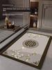 Soft Diatom Ooze Floor Mat Bathroom Mat New Chinese Style Atmosphere Chinese Style Bathroom Water-Absorbing Quick-Drying Non-Slip Foot Mat