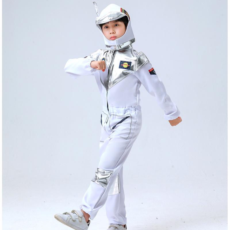 Kids' Astronaut Space Suit Costume for Performances and Halloween