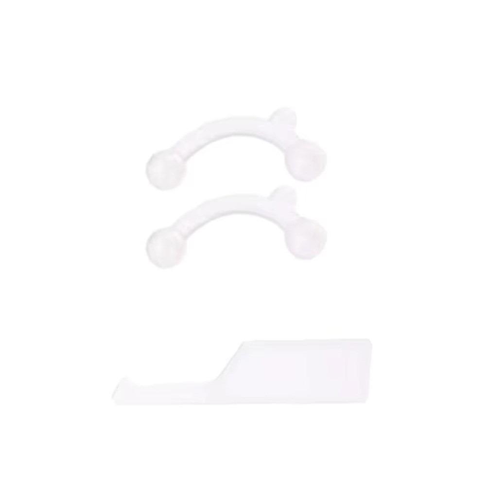 Invisible Nose Shaper 3 Size Pain Free Nose Straightener Acrylic Soft Nasal Bridge Straightener for Adults Teens Beauty Tools