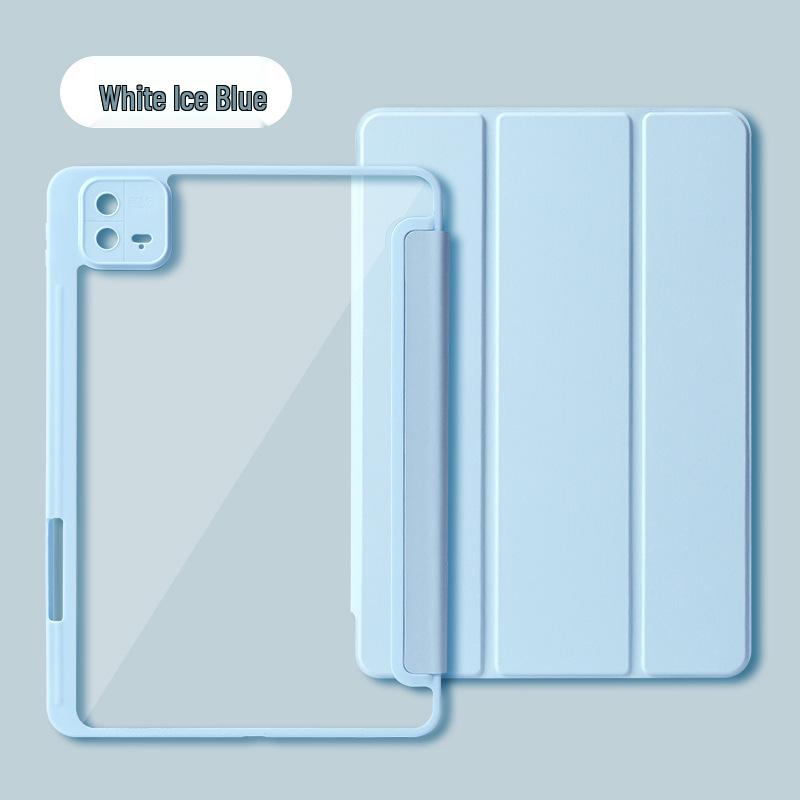 

Прозорий акриловий та шкіряний чохол проти згинання для Xiaomi Pad 7/8 Pro для 11.2/12.5 Xiaomi Pad 6/6 Pro (11 inches)