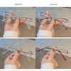 Fashion Glasses Frame Metal Anti Blue Light Glasses Non-Polarized Fashion Accessory 