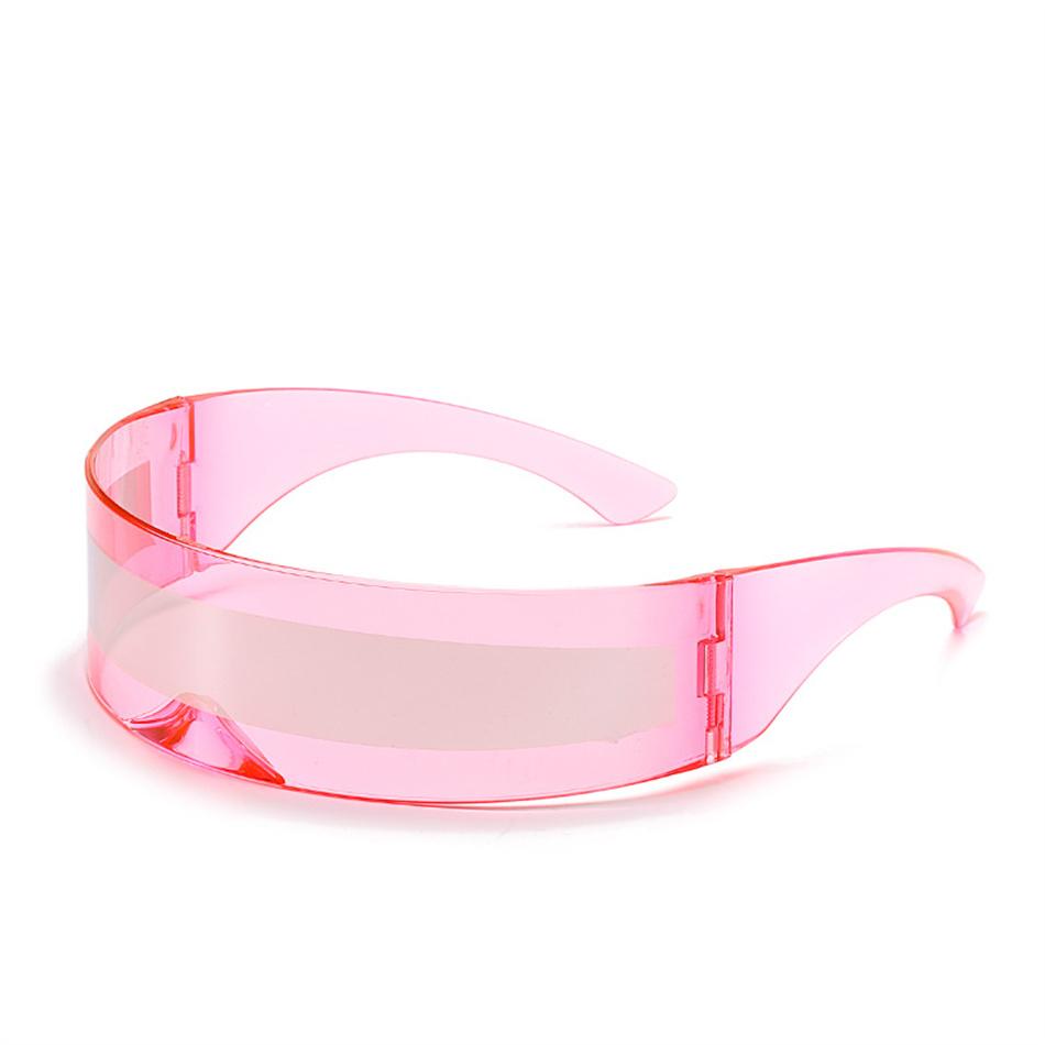 Future Cyberpunk Rimless Sunglasses Retro Sun Glasses Punk UV400 Mirror Eyewear Vintage Gothic Steampunk Party Glasses