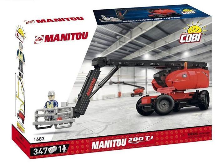 Jeu de Construction - COBI - MANITOU 280 TJ - Rouge - 347 pièces - À monter soi-même