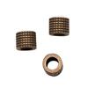 Vintage Floral Pattern Cylinder Beads Antique Style Large Hole Spacers For DIY