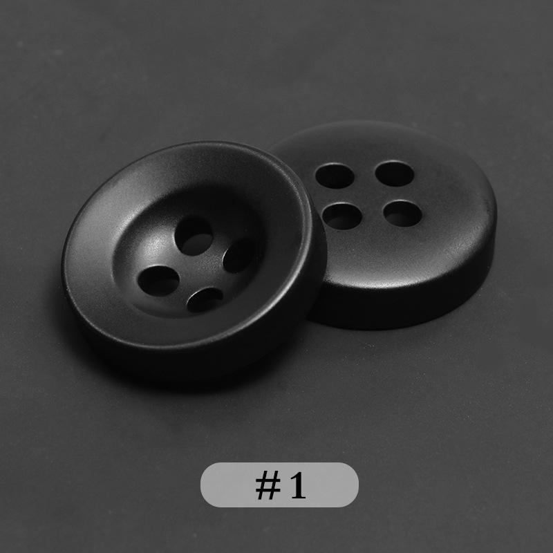 Anzugknöpfe Daquan Trenchcoat-Knöpfe Schwarze Pullovermanschettenknöpfe Herren- und Damenjacken Kleidung Hosen Knopf-Zubehör