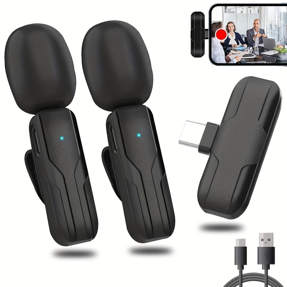 High Quality2-in-1 Professional Wireless Lavalier Microphone Suitable for Mobile Phones/Ad/Android/Smartphones/Cameras/Computers - Wireless Condenser