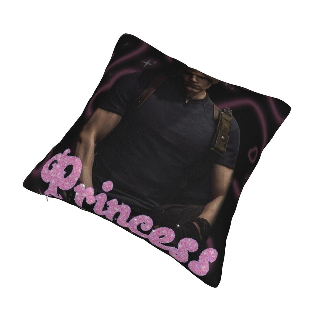 Leon Kennedy Princess Pillowcase Soft Polyester Cushion Cover Decor Throw Pillow Case Cover Sofa Square 45*45cm