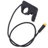 Acceleratore a Dita Elettrico per Bicicletta 140X Acceleratore a Pollice a 3 Pin Acceleratore per Scooter Elettrico Bicicletta Elettrica