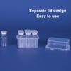 New 5PCS 3/5/7/10mL Vial Storage Case Stackable Plastic Microtube Storage Box Clear Freezer Tube Box Diabetic Supplies
