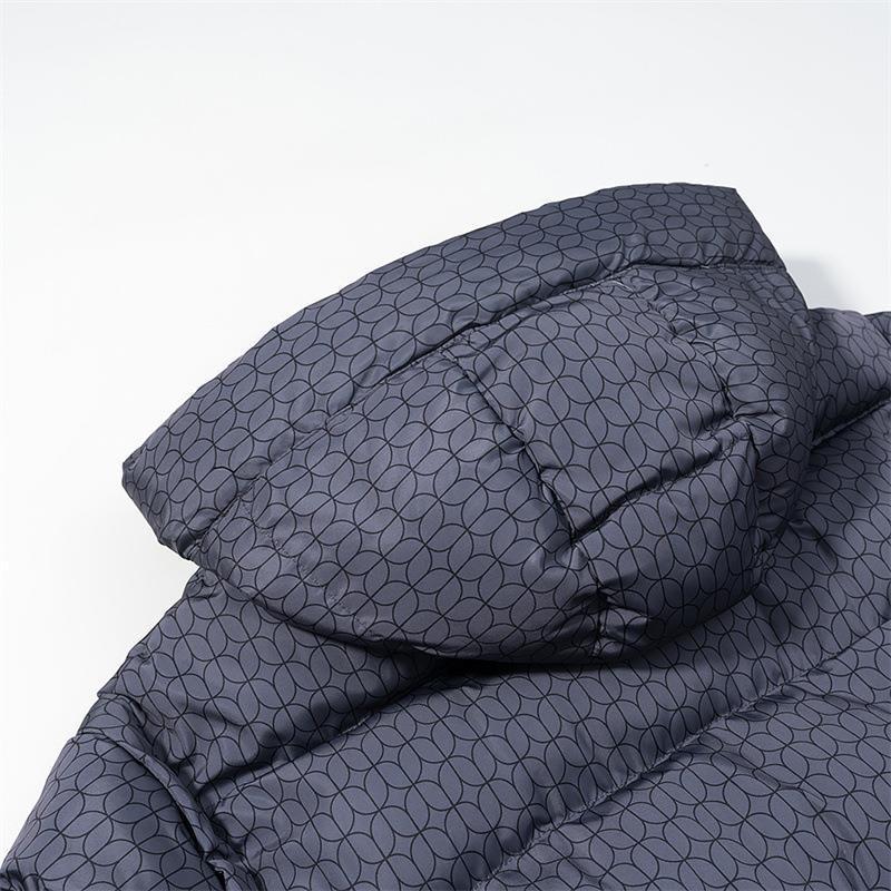 Womens Winter Hooded Cotton Blend Oversized Casual Long Sleeve Coat In Solid Colors