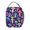 Colorful Magical Mushrooms Pattern Insulated Lunch Bag for Women Kids Leakproof Food Boxes Thermal Lunch Box Tote