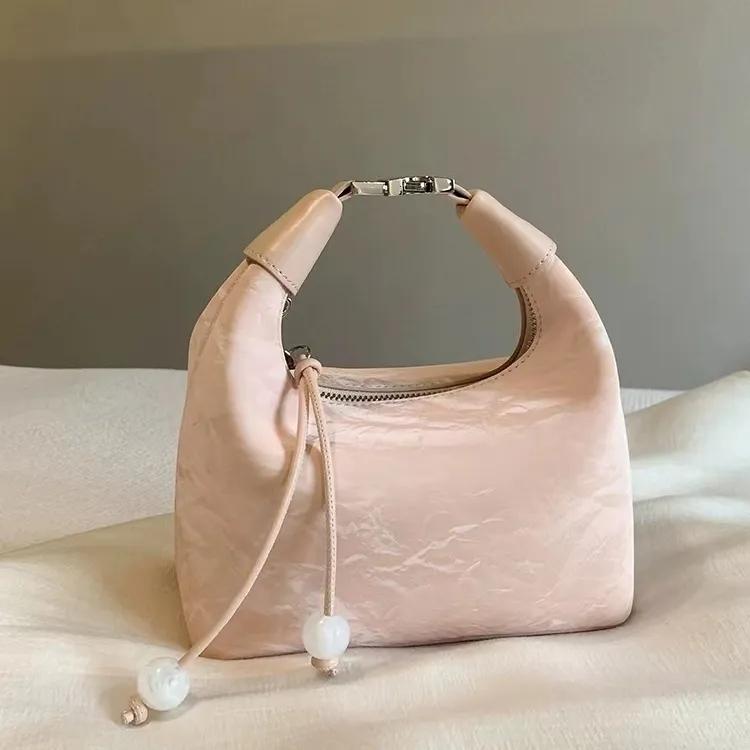 

WTEMPO Женские розово-бежевые элегантные сумки с ручками сверху, повседневные шикарные сумки-тоут на молнии со съемным плечевым ремнем для офисных женщин One Size розовый