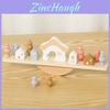 Wooden Balanced Stacked Building Blocks Children Puzzle Toy Set For Preschool Education And Fine Motor Skills