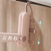 Portable Foldable Clothes Hanger with 7 Holes Multi-functional Drying Rack for Travel Hotel Business Trip Lightweight Space Saving Organizer