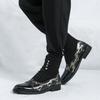 Men Green Leather Boots New British Style High Top Fashion Work Boots Outdoor Street Fashion Chelsea Men Shoes Comfortable Short