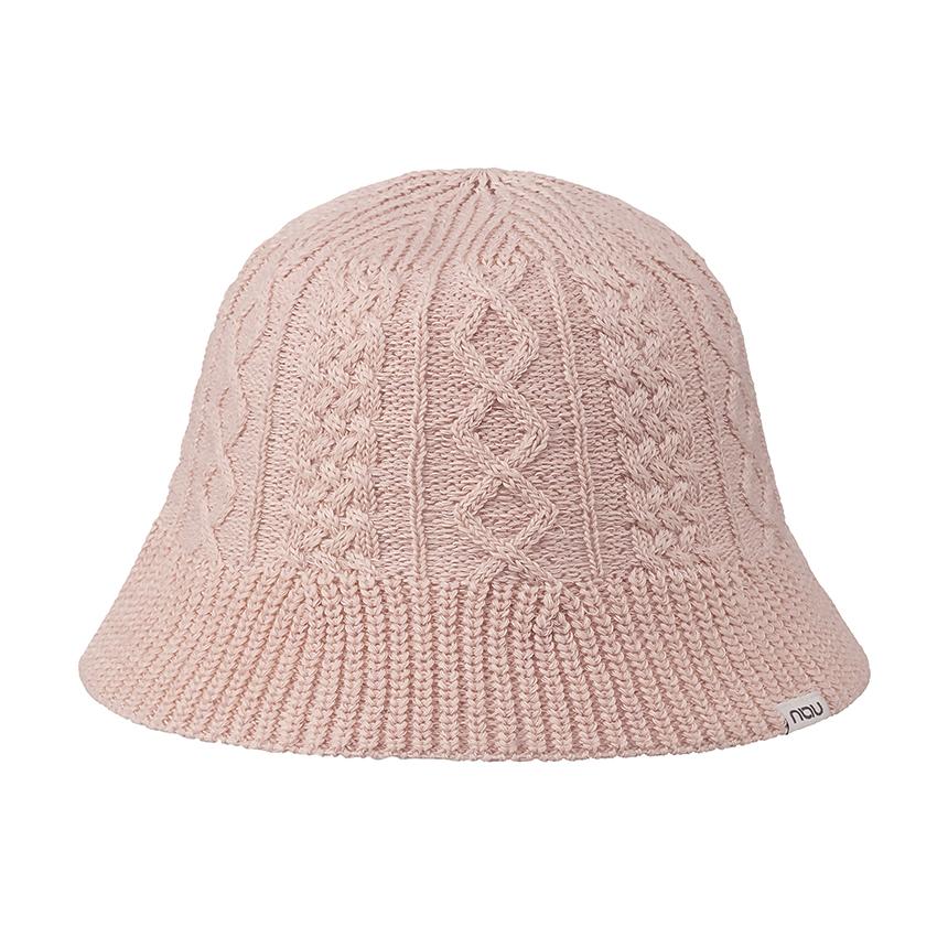 nau Knit Bucket Hat R Light Pink