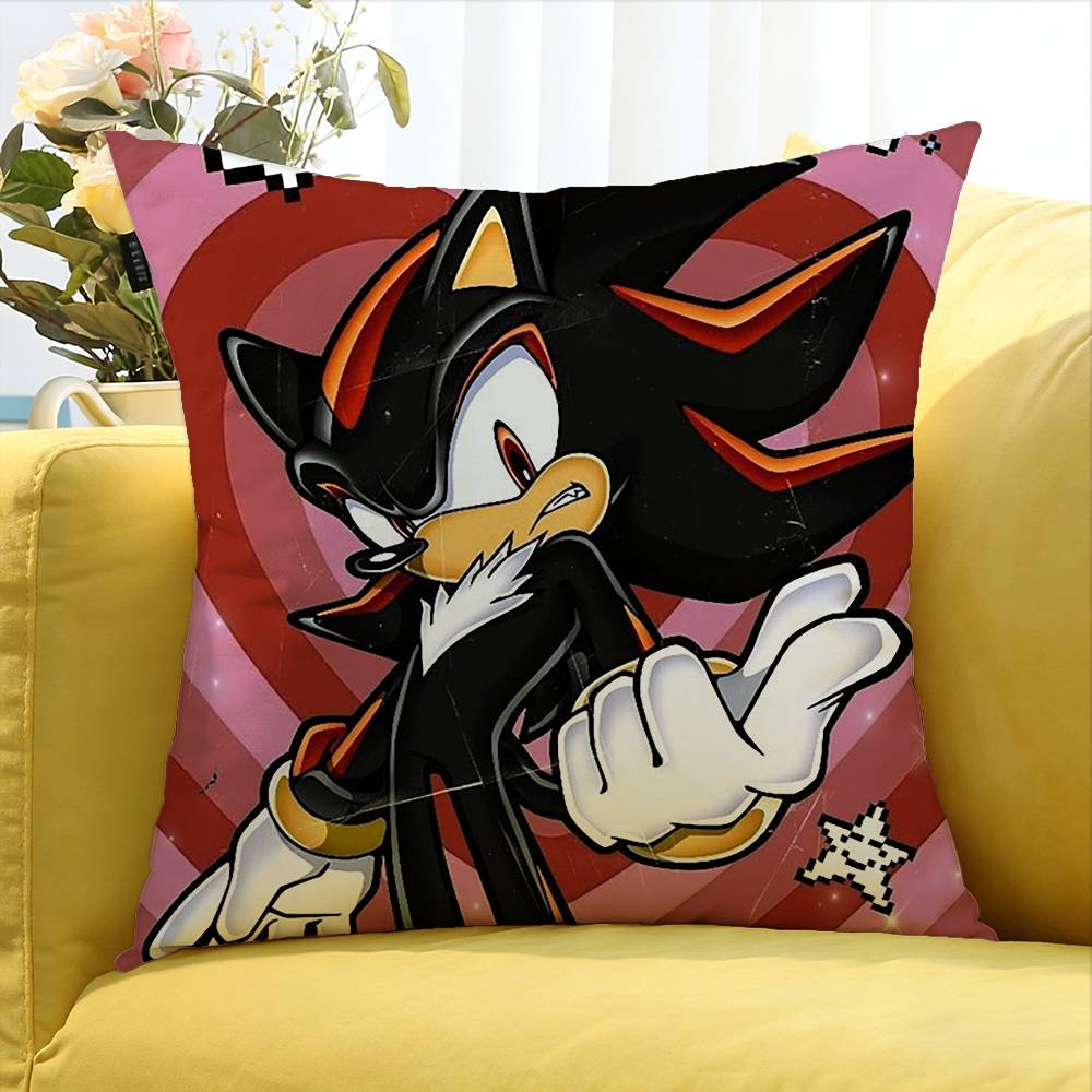 Shadows S-Sonics Hedgehog Various Sizes Square Pillow Case For Car Home Bedchamber Decor